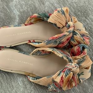 Loeffler Randall Daphne flat bow sandal size 6